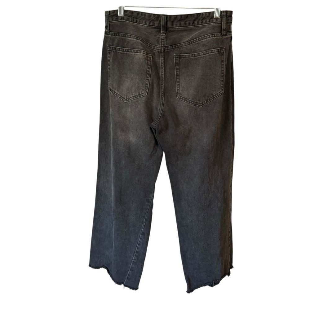 Revolve Free People We The Free Black High Rise Wide-Leg Jeans Size 30 - Picture 5 of 8